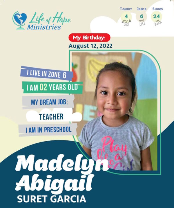 Madelyn Abigail Suret Garcia