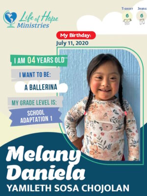 Melany Daniela Yamileth Sosa Chojolan