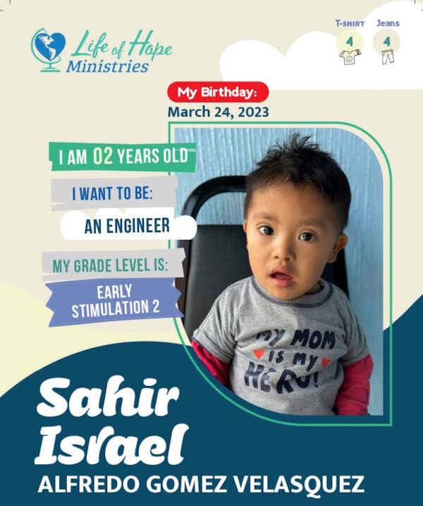 Sahir Israel Alfredo Gomez Velasquez