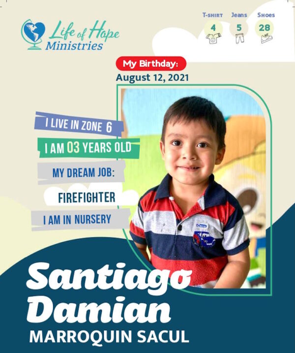 Santiago Damian Marroquin Sacul