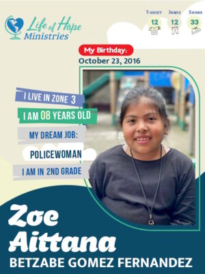 Zoe Aittana Betzabe Gomez Fernandez