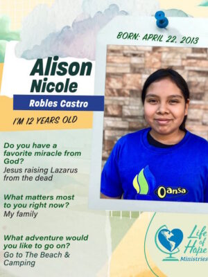 Alison Nicole Robles Castro