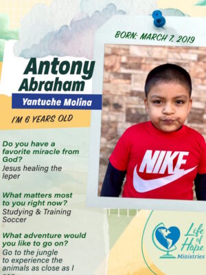 Antony Abraham Yantuche Molina