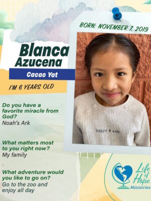 Blanca Azucena Cacao Yat