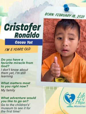 Cristofer Ronaldo Cacao Yat