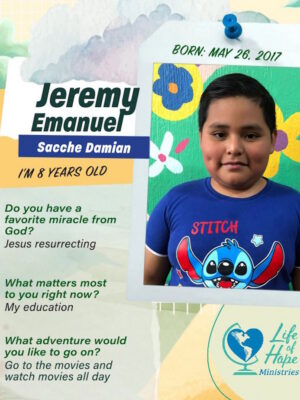 Jeremy Emanuel Sacche Damian