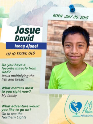 Josue David Ixcoy Ajanel